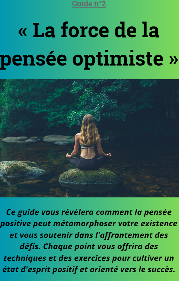 Guida 2: Il potere del pensiero positivo